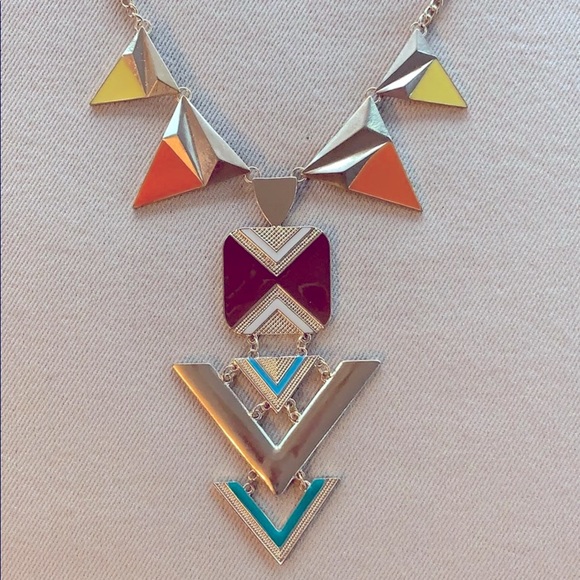 Adia Kibur Triangles Necklace - Picture 1 of 8